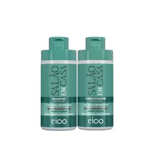 Kit Eico Salão Em Casa Cachos Definidos Shampoo + Condicionador 450ml