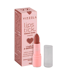 Batom Bala Vizzela Lipstick Cor 01 - Delicada