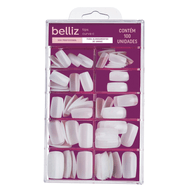 Unhas Belliz Kit Quadrada Média 100 Unid.
