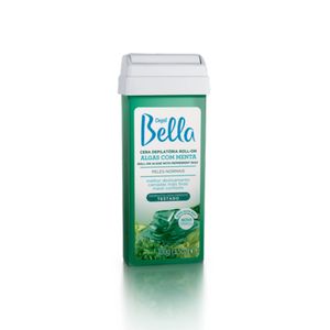 Cera Depilatória Depil Bella Roll-on Algas Com Menta 100g