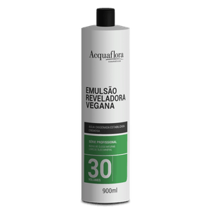 Água Oxigenada Reveladora Acquaflora Vegana 30vol 900ml