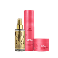 Kit Wella Professionals Invigo Color Brillance + Oil Reflections Smoothening