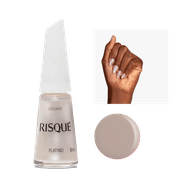 Esmalte Risqué Cintilante Platino