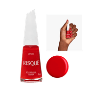 Esmalte Risqué Coloridos Sol Laranja Anima