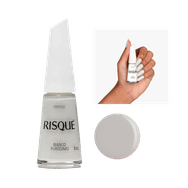 Esmalte Risqué Branco Cremoso Bianco Puríssimo