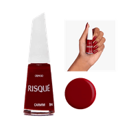 Esmalte Risqué Cremoso Carmim