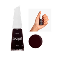 Esmalte Risqué Vermelho Cremoso Rebu