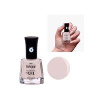 Esmalte Risqué Diamond Gel Branco Camafeu