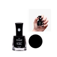 Esmalte Risqué Diamond Gel Preto Caviar