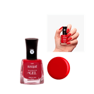 Esmalte Risqué Diamond Gel Vermelho Cereja