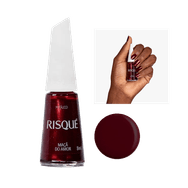 Esmalte Risqué Vermelhos Metálicos Maçã do Amor