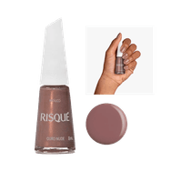 Esmalte Risqué Metálico Ouro Bege