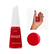 Esmalte Risqué Sete Vermelhos Toque de Ira