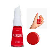 Esmalte Risqué Vermelho Felicidade