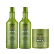 Kit Inoar Argan Oil System Tratament Trio (3 Produtos)