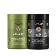 Kit Inoar Argan Oil Mask (2 Produtos)