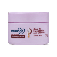 Creme Hidratante para Áreas Específicas Monange Óleo de Macadâmia com Vitamina E 50g