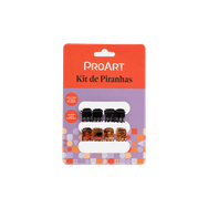 Kit ProArt Piranhas de Cabelo 8 uni Sortidos