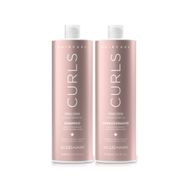 Kit Jacques Janine Hair Care Curls Shampoo 800ml + Condicionador 750ml