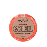 Pó Compacto Vult Soleil Iluminador e Bronzer