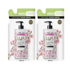 Sabonete Líquido Refil Lux Mãos Flor de Cerejeira 500ml 2 Unidades