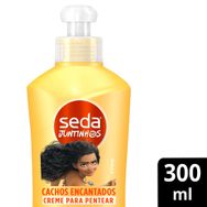 Creme para Pentear Seda Juntinhos Cachos Encantados 300 ml