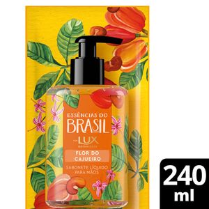 Refil Sabonete Líquido Lux Essências do Brasil Flor do Cajueiro 240ml