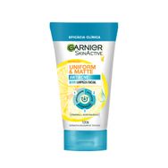 Sabonete Facial 3 em 1 Garnier Skin Uniform & Matte Antiacne 120g
