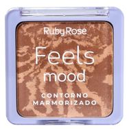 Paleta de Contorno Ruby Rose Marmorizado Feels Mood Light