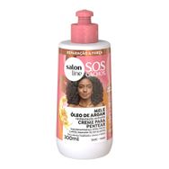 Creme para Pentear SOS Cachos Mel e Óleo de Argan Restauração Extrema Salon Line 300g