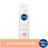 NIVEA Desodorante Antitranspirante Aerosol Tom Natural 150ml