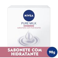 Sabonete NIVEA Pure Milk Beauty Elixir Sensitive 90g