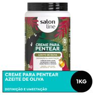 Creme para Pentear Salon Line Azeite de Oliva 1000g