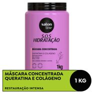 Máscara Capilar Salon Line S.O.S Hidratação Queratina e Colágeno 1000g