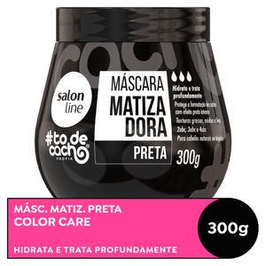 Máscara Matizadora Salon Line #Todecacho Preta 300g
