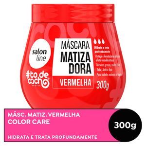 Máscara Matizadora Salon Line #Todecacho Vermelha 300g