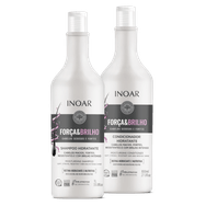 Kit Inoar Força & Brilho Shampoo Hidratante 1000ml e Condicionador Hidratante 800ml