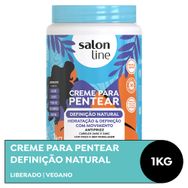 Creme Para Pentear Salon Line Definição Natural 1000g