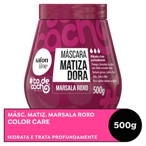 Máscara Matizadora Salon Line #todecacho Marsala Roxo 500g