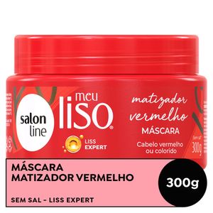 Máscara Meu Liso Matizador Vermelho Salon Line 300g