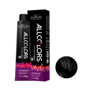 Coloração Salvatore All Colors 1.0 Preto Profundo 60g