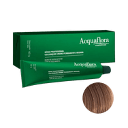Coloração Acquaflora Creme Permanente Vegana 7.71 Louro Natural Marrom Acinzentado 60g