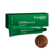 Coloração Acquaflora Creme Permanente Vegana 7.73 Louro Natural Marrom Dourado 60g