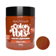 Máscara Pigmentante Color Pot's Beauty Color Ruivo Cobre 240g
