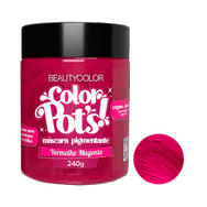 Máscara Pigmentante Color Pot's Beauty Color Vermelho Magenta 240g