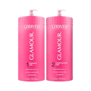 Kit Cadiveu Glamour Plus Rubi Shampoo + Condicionador 3000ml