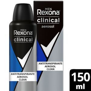 Desodorante Aerosol Clinical Clean Men Rexona 150ml