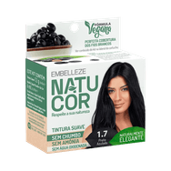 Coloração Natucor 1.7 Jamelão Preto Azulado 12g