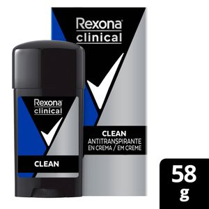 Desodorante Rexona Em Creme Clinical Clean 96h Com 58g