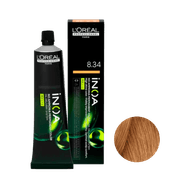 Coloração L'Oréal Professionnel Inoa 8.34 Louro Claro Dourado Acobreado 60g